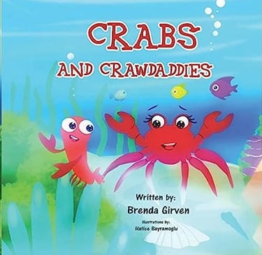 a book with a crab and crabfish on it