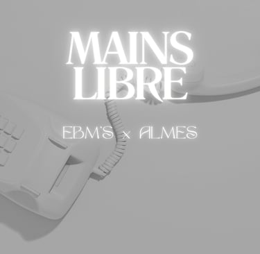 Cover du single "Mains Libre" de EBM'S en featuring avec ALMES.