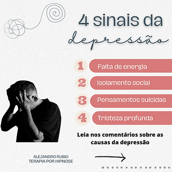 4 sinasi de depressão
