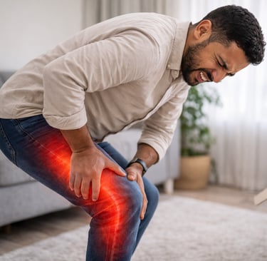 douleur derrière le genou creux poplité