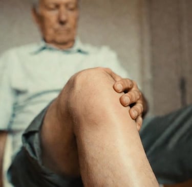 epanchement synovie genou gonflement