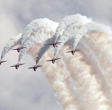 Another Red Arrows display image from Goodwood Festival of Speed