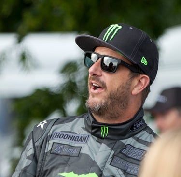 Candid photo of Ken Block at Goodwood Festival of Speed