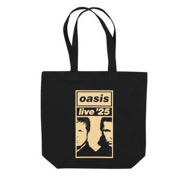Live '25 Gold Logo Tote Bag Black