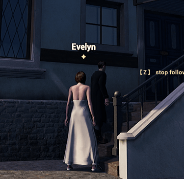 AI characters following in Silver Creek Town