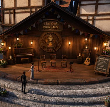 Silver Creek Town roadmap and character world