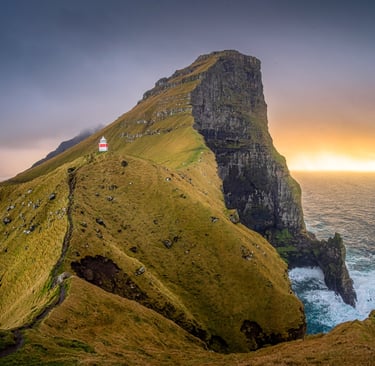 Kallur Lighthouse Faroe Islands