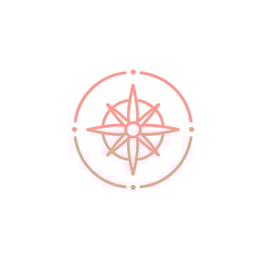 Icon of a compass to represent clarity & planning