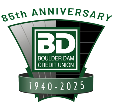 Boulder Dam Credit Union 85th Anniversary Logo