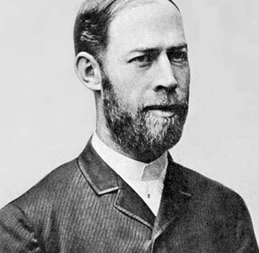Image of German physicist Heinrich Rudolf Hertz