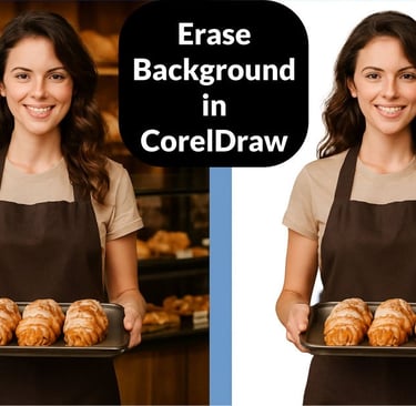 Erase Background in CorelDraw Online