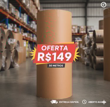 Papelão ondulado da Rogapel para piso e mudança na Zona Norte de São Paulo