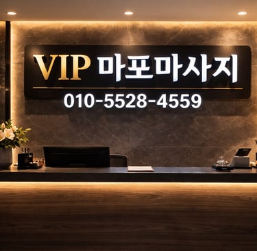 VIP 마포마사지 카운터