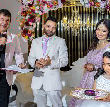 Indian wedding ceremony conducted by Star Celebrant in Sydney