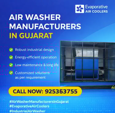 Air washer manufacturer in Gujarat