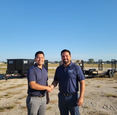 Tampa Trailer Rentals Flatbed Trailer and Dumpster Trailer