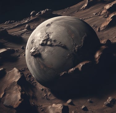 A small astrology book is placed on top of an open journal with celestial and map designs. There is also a small notepad displaying phases of the moon and a larger book with a green and gold ornate cover in the background.