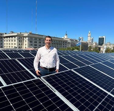 Instalación solar - Casa Rosada