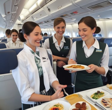 A group of aviation trainees participating in a hands-on workshop.
