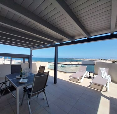 Photo of the solarium of an apartment for holidays in Fuerventura