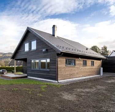 Wooden panel houses