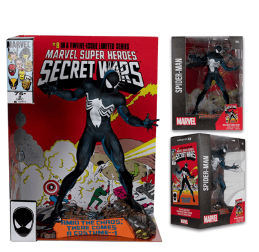 Marvel Spider Man Marvel Super Heroes Secret Wars #8 1:6 Scale Posed Figure with Scene and Comic