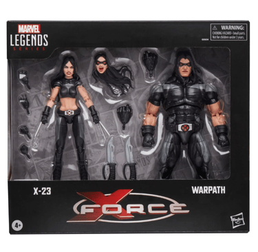 X-Force Marvel Legends Series X-23 & Warpath 6-Inch Scale Action Figures