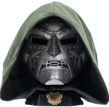 Fantastic Four Marvel Legends Doctor Doom Premium Roleplay Helmet Prop Replica