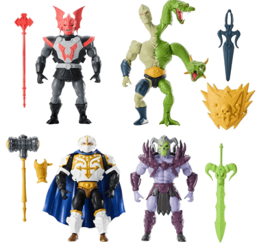 Masters of the Universe Origins Battle for Eternia Action Figure 4-Pack