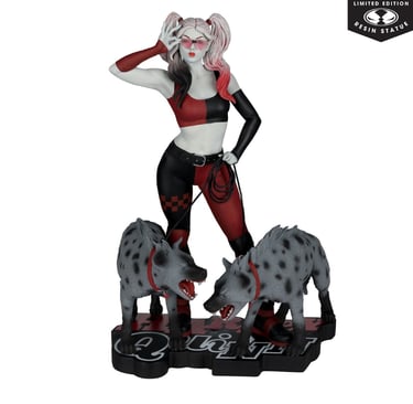 DC Direct Harley Quinn: Red, White and Black by Jenny Frison 1:10 Scale Resin Statue