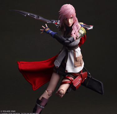Final Fantasy XIII Lightening Play Arts Shin Action Figure