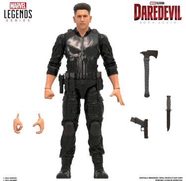 Daredevil: Born Again Marvel Legends Series Punisher 6-Inch Action Figure