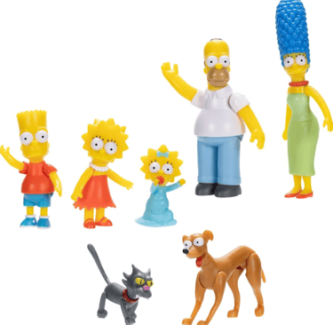 The Simpsons 2 1/2-inch Scale Action Figure Multipack