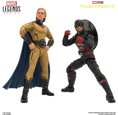 Thunderbolts Marvel Legends John F. Walker and Sentry 6-Inch Action Figures 2-Pack