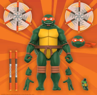 Teenage Mutant Ninja Turtles Ultimates Wave 12 Michelangelo 7-Inch Action Figure