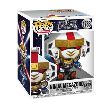 Mighty Morphin Power Rangers: The Movie Ninja Megazord Metallic Super 6-Inch Funko Pop! Vinyl Figure