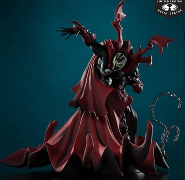 Spawn Black, White and Red All Over by Greg Capullo 1:10 Scale Resin Statue