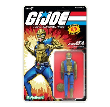 G.I. Joe Cobra Commander (Once a Man) 3 3/4-Inch ReAction+ Figure