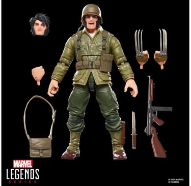 Marvel Legends Series Wolverine (WWII Logan) X-Men Comics 6-Inch Action Figure