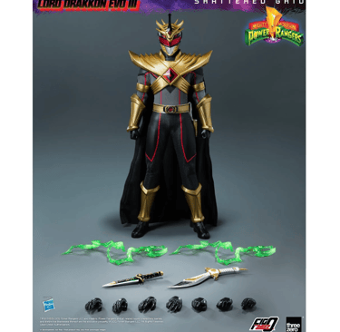 Mighty Morphin Power Rangers: Shattered Grid Lord Drakkon Evo III FigZero 1:6 Scale Action Figure