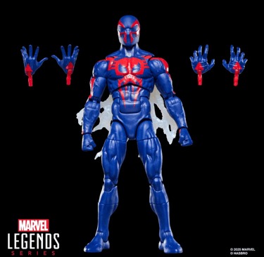 Spider-Man Marvel Legends Retro Cardback Spider-Man 2099 6-Inch Action Figure