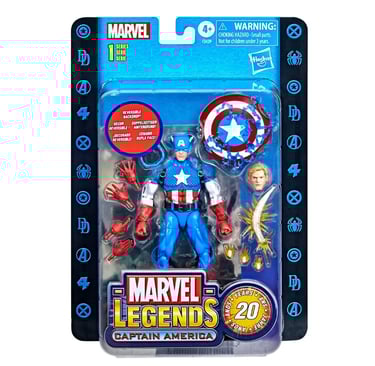 Marvel Legends Series 20th Anniversary Series 1 Captain America 6-inch Action Figure