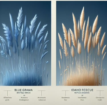 blue grama and idaho fcecue