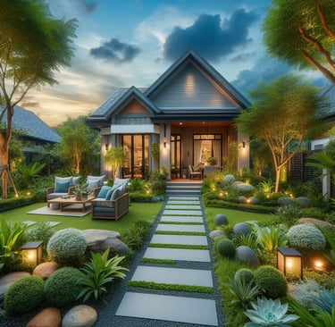 front yard landscape design