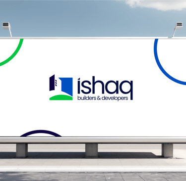advertising for builders and developers with hoarding using brandguidelines