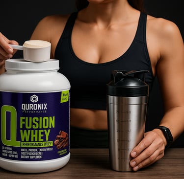 a woman holding a shaker and a shaker