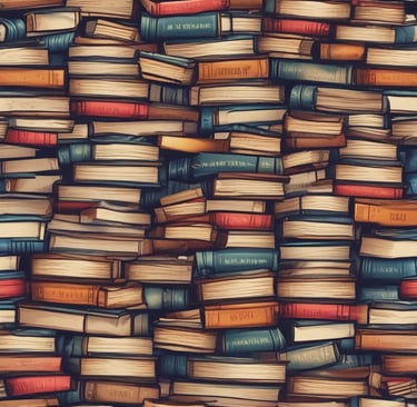 A vibrant display of various religious gifts arranged neatly.