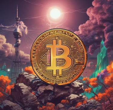 gold and silver round coin