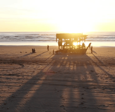 Wreckage of Peter Iredale, Fort Stevens, Oregon Coast