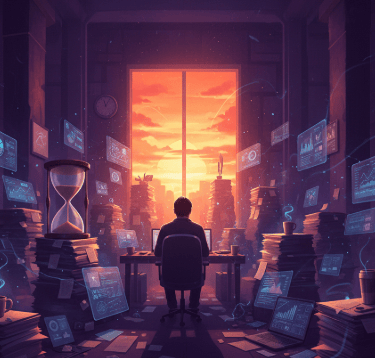 entrepreneur débordé blog ancrage accompagnement digital assistance administrative communication